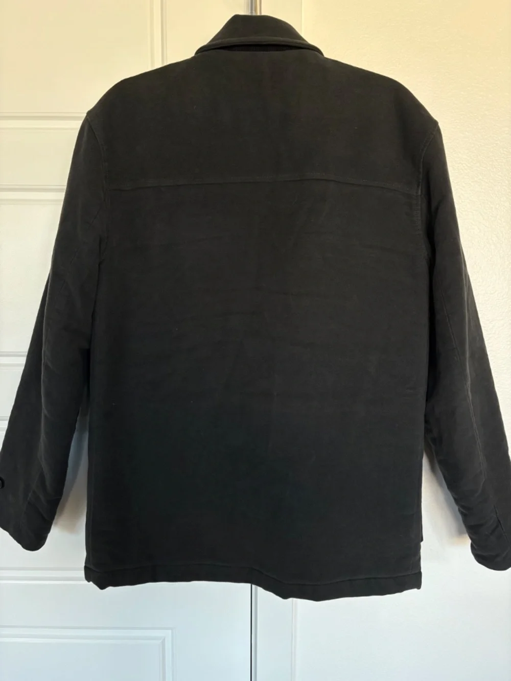 Banana Republic Men’s Black Button down Coat